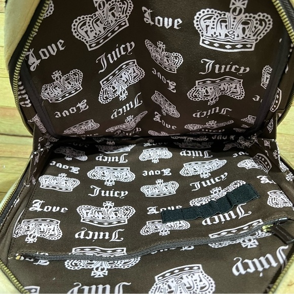 Juicy Couture Pink Velvet Y2K Backpack - Picture 6 of 11